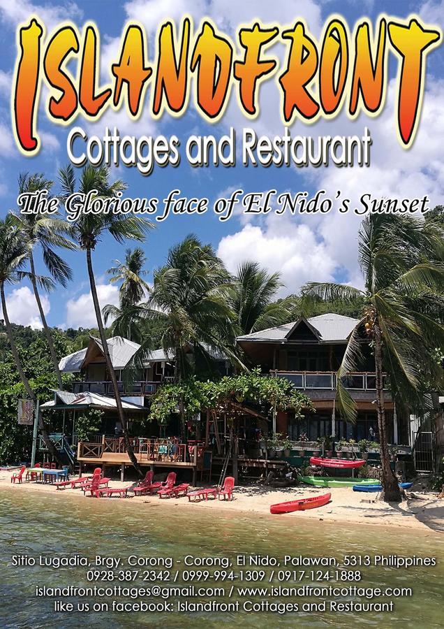 Islandfront Cottages And Restaurant El Nido Exterior photo